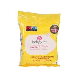 Babygella Salviette Detergenti Delicate Con Complesso Prebiotico 15 Pezzi
