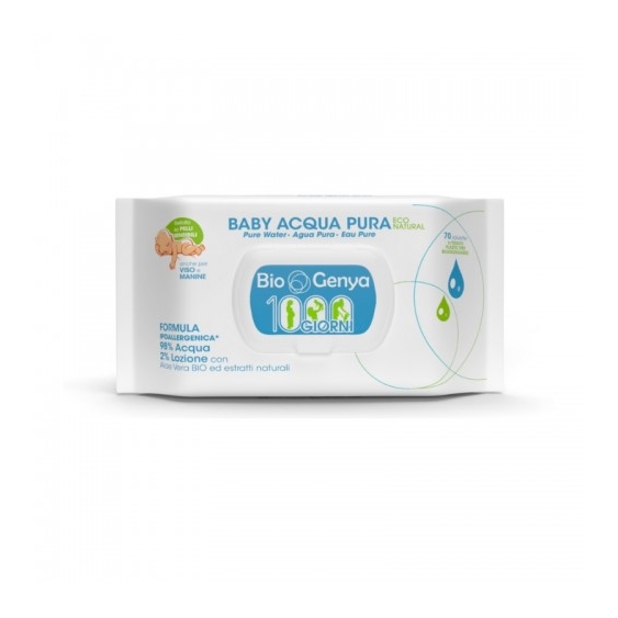 Biogenya 1000 Giorni Baby Acqua Pura 70 Salviette Per Neonato