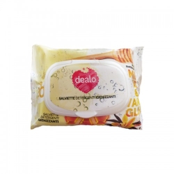 Dealo Baby Miele E Vaniglia 20 Salviettine Igienizzanti Per La Pelle Dei Bambini