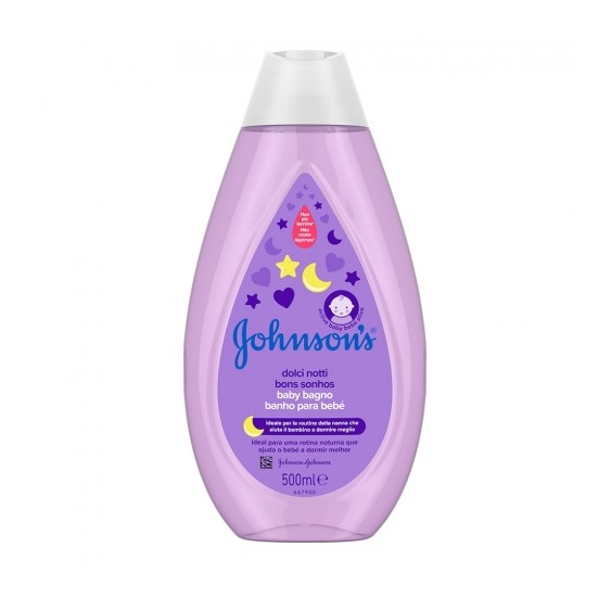Johnson & Johnson Dolci Notti Baby Detergente Bagno 500 Ml
