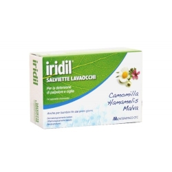 Montefarmaco Salviettine Per Bambini  Detergenti Per Gli Occhi Iridil Lavaocchi 14 Pezzi