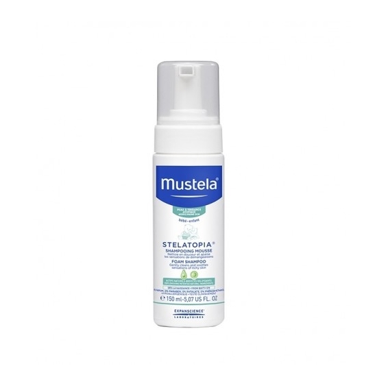 Mustela Shampoo Mousse Stelatopia Per Neonati 150 Ml