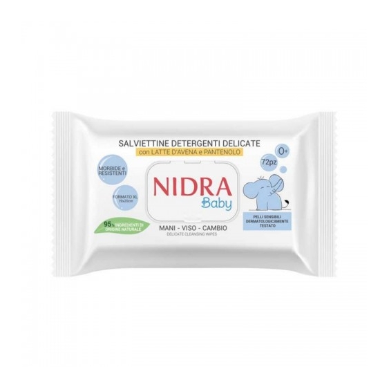 Nidra Baby 75 Salviette Detergenti Delicate