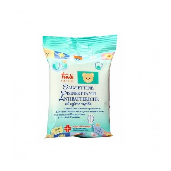 Trudi 20 Salviettine Disinfettanti Antibatteriche