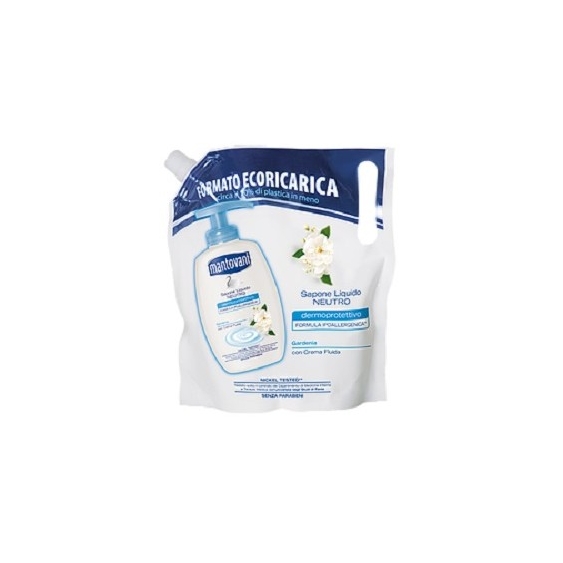 Mantovani Neutro Sapone Liquido Gardenia Formato Ecoricarica 750 Ml