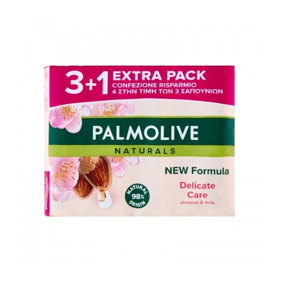 Palmolive Naturals Mandorla E Latte 4 Saponette Da 90 G