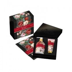 Rudy Set Regalo Nature & Arome Roses Sapone Liquido Delicato 250 Ml + Crema Mani 100 Ml