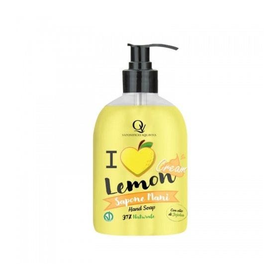 Saponificio Aquaviva Crema Al Limone Sapone Liquido Mani 500 Ml