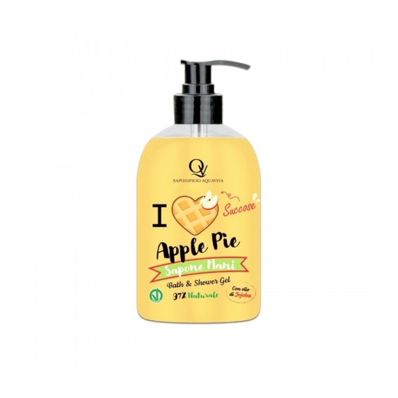 Saponificio Aquaviva Apple Pie Sapone Liquido Mani 500 Ml