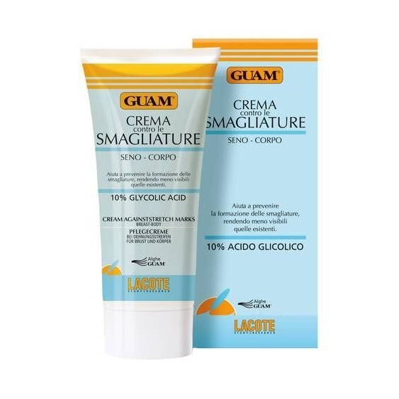 Guam Crema Smagliature Acido Glicolico Seno - Corpo 150ML