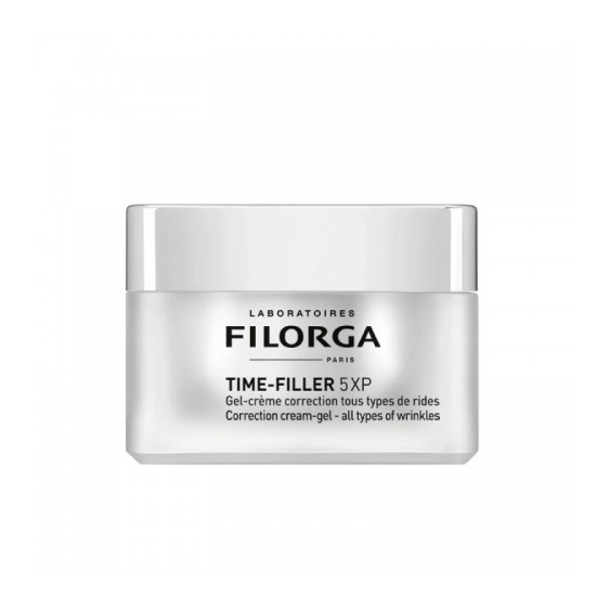 Filorga Time-Filler 5 XP Crema Gel Crema Correttiva Per Rughe, Viso E Collo 50 Ml