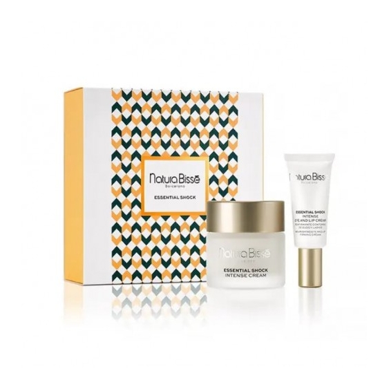 Natura Bisse Essential Shock Intense Crema Viso Rassodante 75 Ml + Crema Per Occhi E Labbra 15 Ml