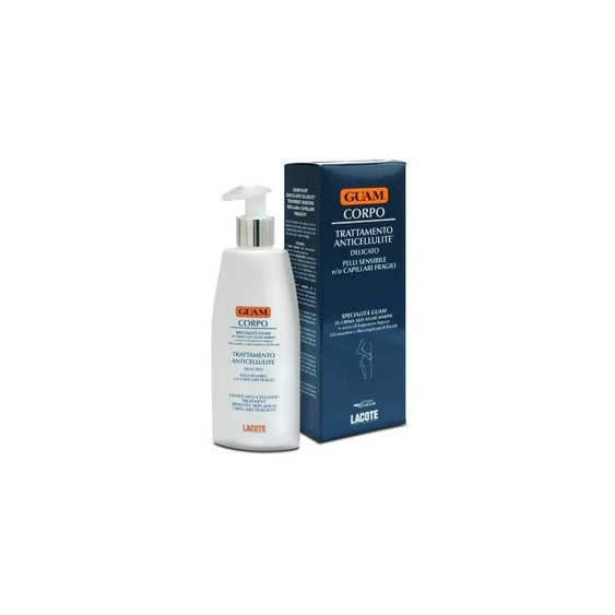 Guam Crema Corpo Anticellulite Pelli Sensibili - Capillari Fragili 200ML