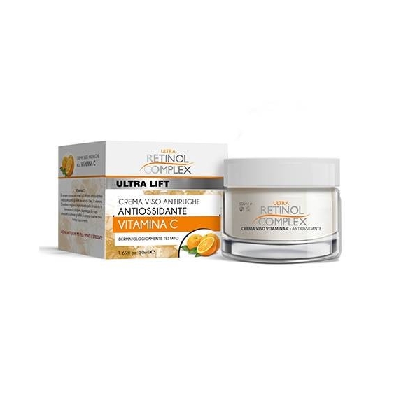 Retinol Complex Ultra Lift Crema Viso Anti-Age Alla Vitamina C 50 Ml