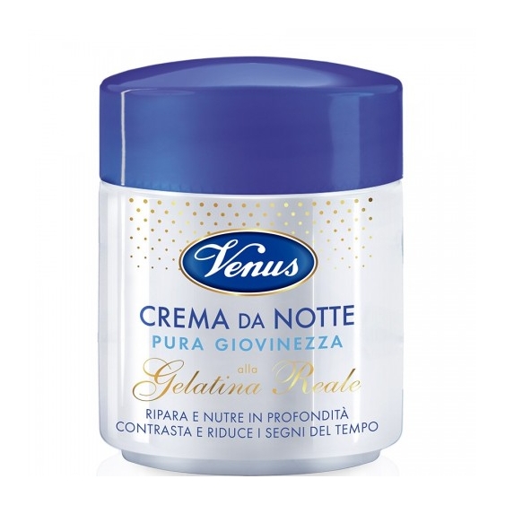 Venus Pura Giovinezza Crema Viso Da Notte Alla Gelatina Reale 50 Ml