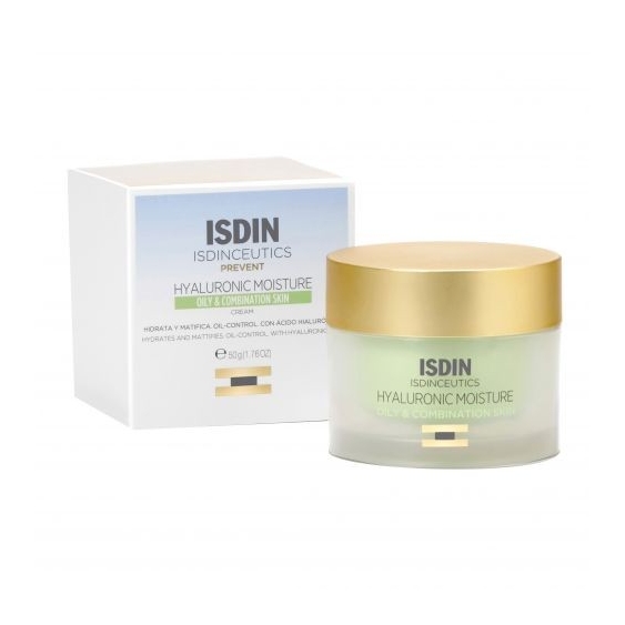 Isdin Hyaluronic Moisture Oily And Combination Skin Crema Idratante Viso 50 G