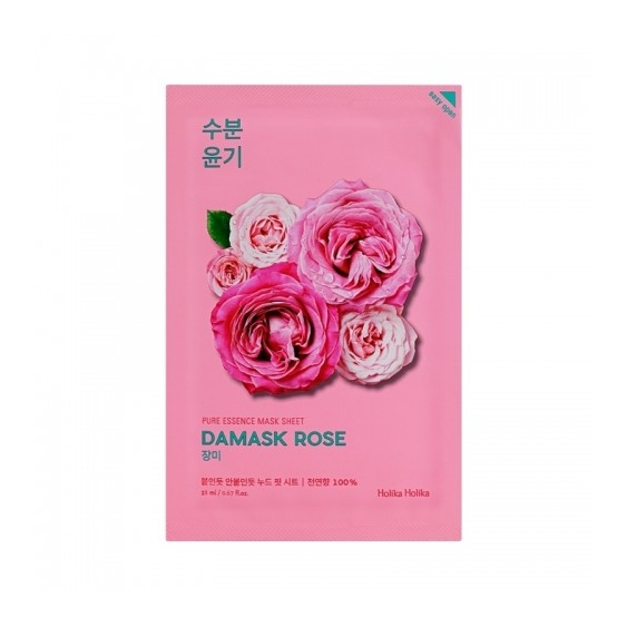 Holika Holika Pure Essence Damask Rose 5 Maschere In Tessuto