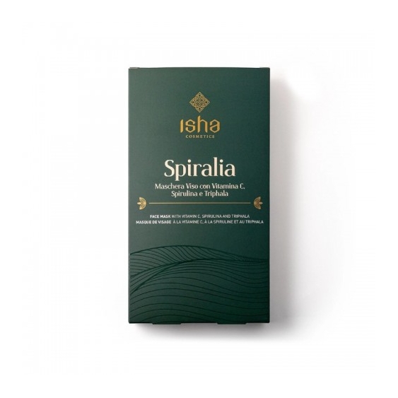 Isha Spiralia Maschera Viso Con Vitamina C Spirulina E Triphala 100 G