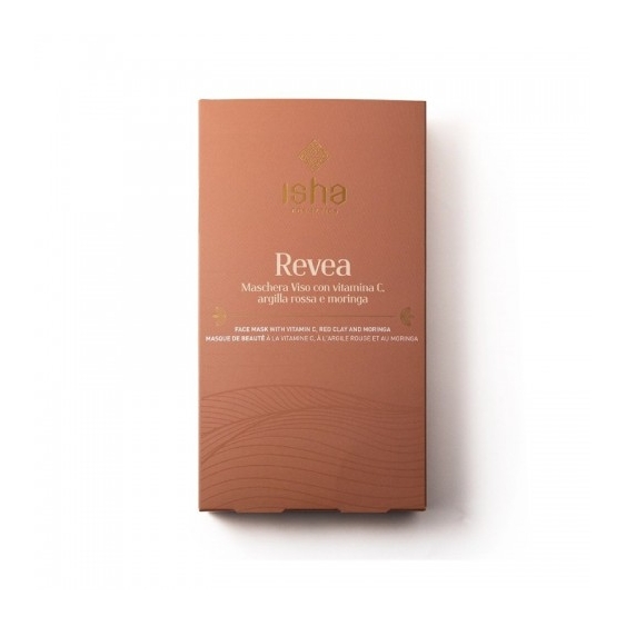Isha Revea Maschera Viso Con Vitamina C Argilla Rossa E Moringa 100 G