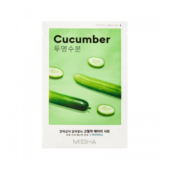 Missha Airy Fit Maschera Coreana In Tessuto Con Estratto Di Cetriolo