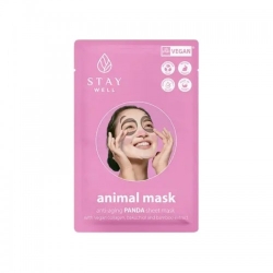 Stay Well Animal Mask Panda Maschera Viso Anti-Età