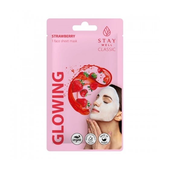 Stay Well Classic Glowing Strawberry Maschera Viso Illuminante