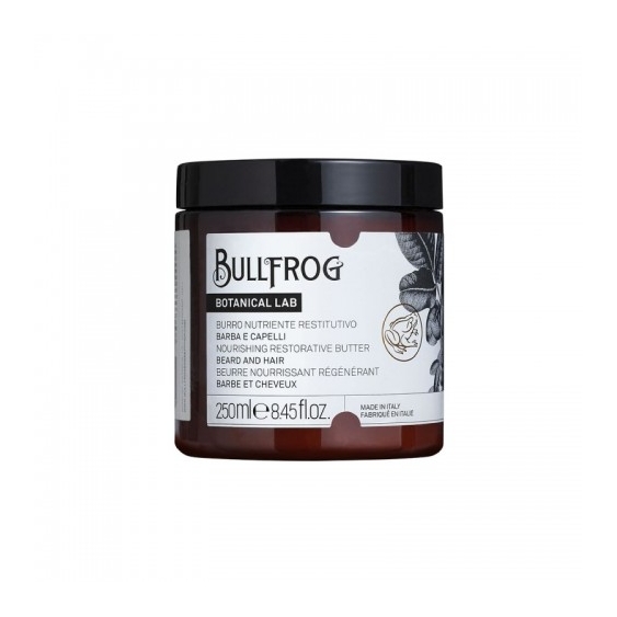 Bullfrog Burro Nutriente Restitutivo Per Barba E Capelli 250 Ml