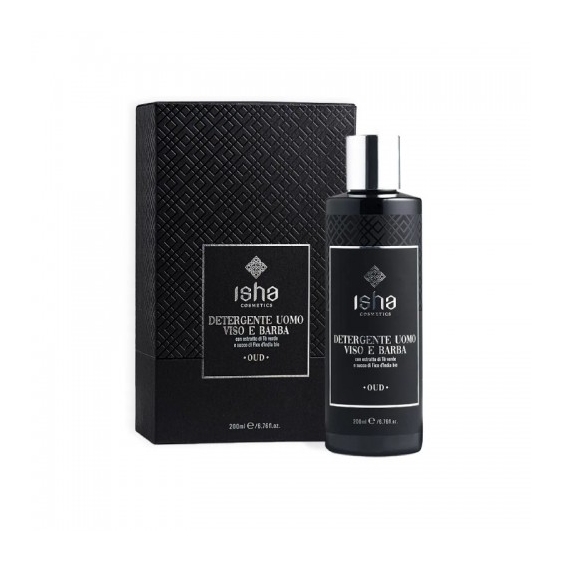 Isha Detergente Uomo Viso E Barba Senza Solfati 200 Ml