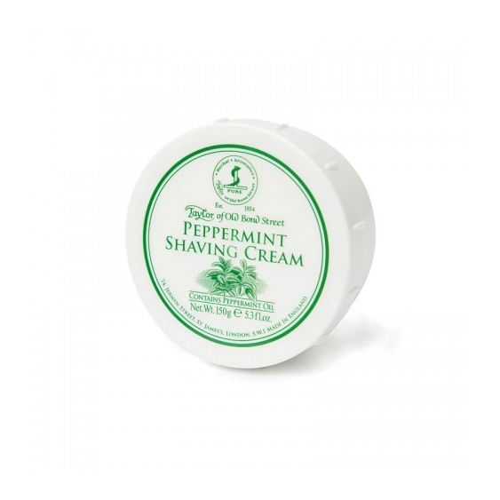 Taylor Of Old Bond Street Crema Da Barba Con Olio Di Menta Piperita 150 G