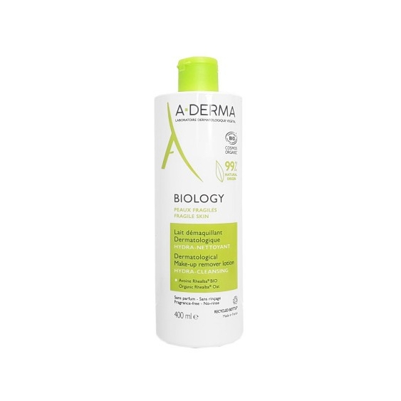 Aderma Biology Latte Struccante Dermatologico Idra-Detergente 400 Ml