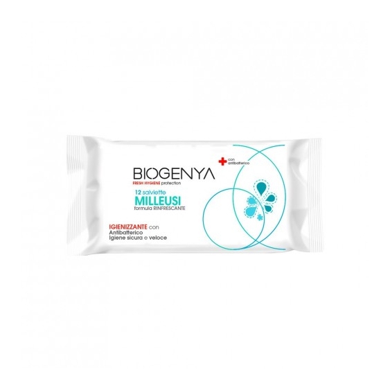Biogenya 12 Salviette Igienizzanti Milleusi