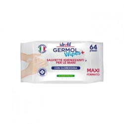 Idrofil Germol Wipes 64 Salviette Igienizzanti Ipoallergeniche
