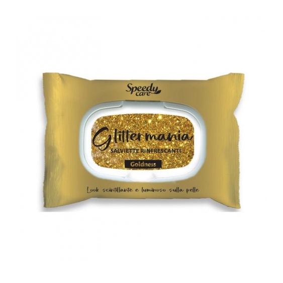Speedy Care Glitter Mania Goldness 15 Salviette Glitter Rinfrescanti