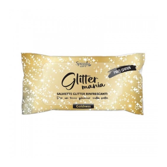 Speedy Care Glitter Mania Goldness 10 Salviette Glitter Rinfrescanti