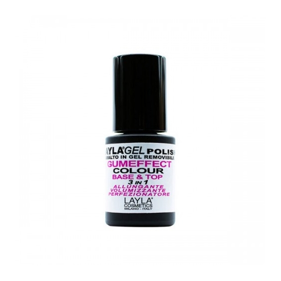 Layla Gumeffect Colour Smalto Unghie 3-In-1 N. 02 Nude Lavander