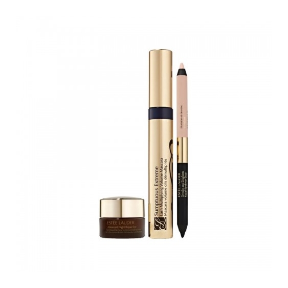 Estee Lauder Cofanetto Lash Line Up Mascara + Matita Occhi + Crema Contorno Occhi