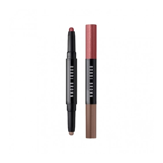 Bobbi Brown Dual-Ended Long-Wear Cream Ombretto Duo In Stick Bronze Pink + Espresso