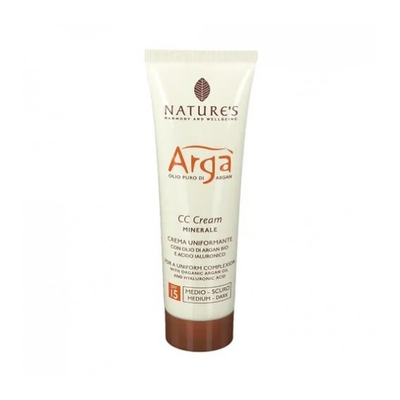 Nature'S Argà CC Cream SPF15 Uniformante 50 Ml Medio Scuro
