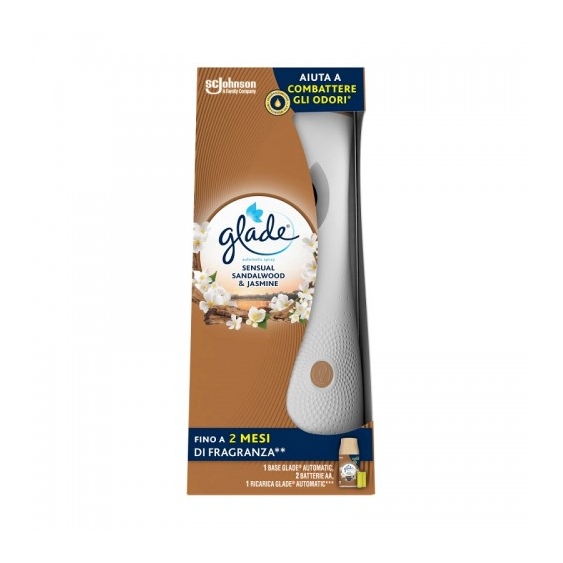 Glade Sensual Sandalwood E Jasmine Diffusore Elettrico + 1 Ricarica