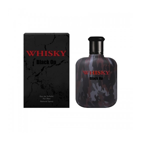 Evaflor Whisky Black Op Eau De Toilette Uomo 100 Ml Vapo