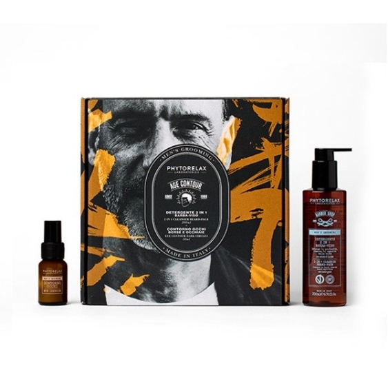 Phytorelax Men's Grooming Age Contour Kit Viso Uomo