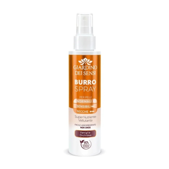 Giardino Dei Sensi Burro Spray Nutriente E Vellutante Vaniglia E Orchidea 150 ml
