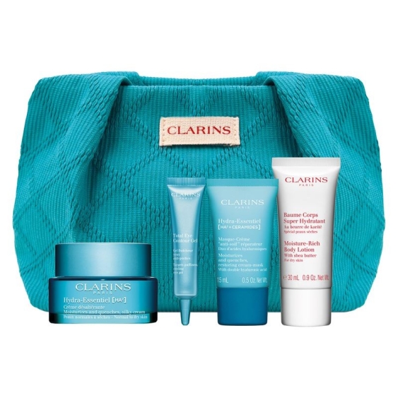 Clarins Blue Bag Hydra Ritual Cofanetto Idratazione Viso E Corpo