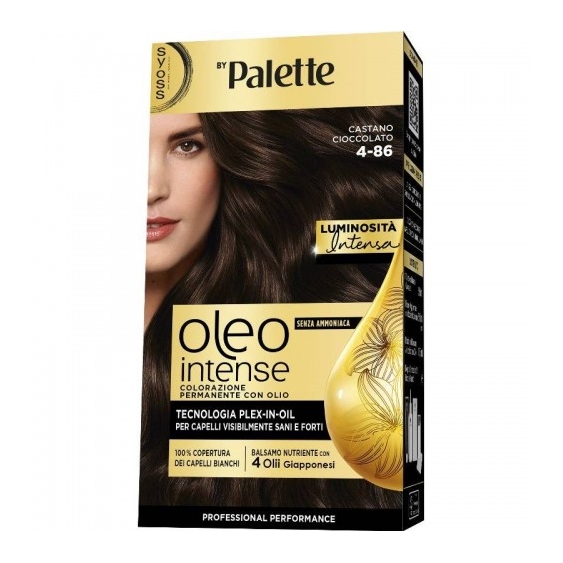 Palette Syoss Oleo Intense Colorazione Permanente N. 4-86 Castano Cioccolato