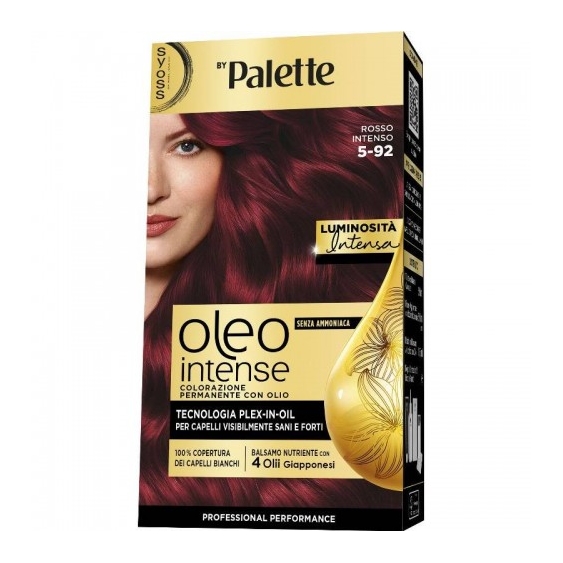 Palette Syoss Oleo Intense Colorazione Permanente N. 5-92 Rosso Intenso