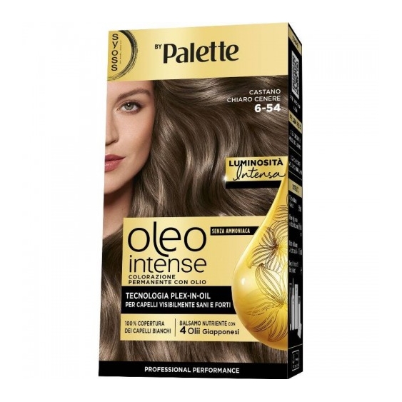 Palette Syoss Oleo Intense Colorazione Permanente N. 6-54 Castano Chiaro Cenere