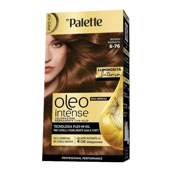 Palette Syoss Oleo Intense Colorazione Permanente N. 6-76 Rosso Ramato