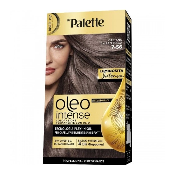 Palette Syoss Oleo Intense Colorazione Permanente N. 7-56 Castano Chiaro Perla