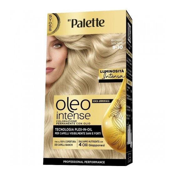 Palette Syoss Oleo Intense Colorazione Permanente N. 9-10 Biondo Solare