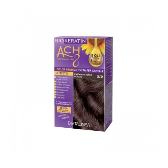 Dietalinea Biokeratin Ach 8 Color Prodige Tinta 5/D Castano Chiaro Dorato